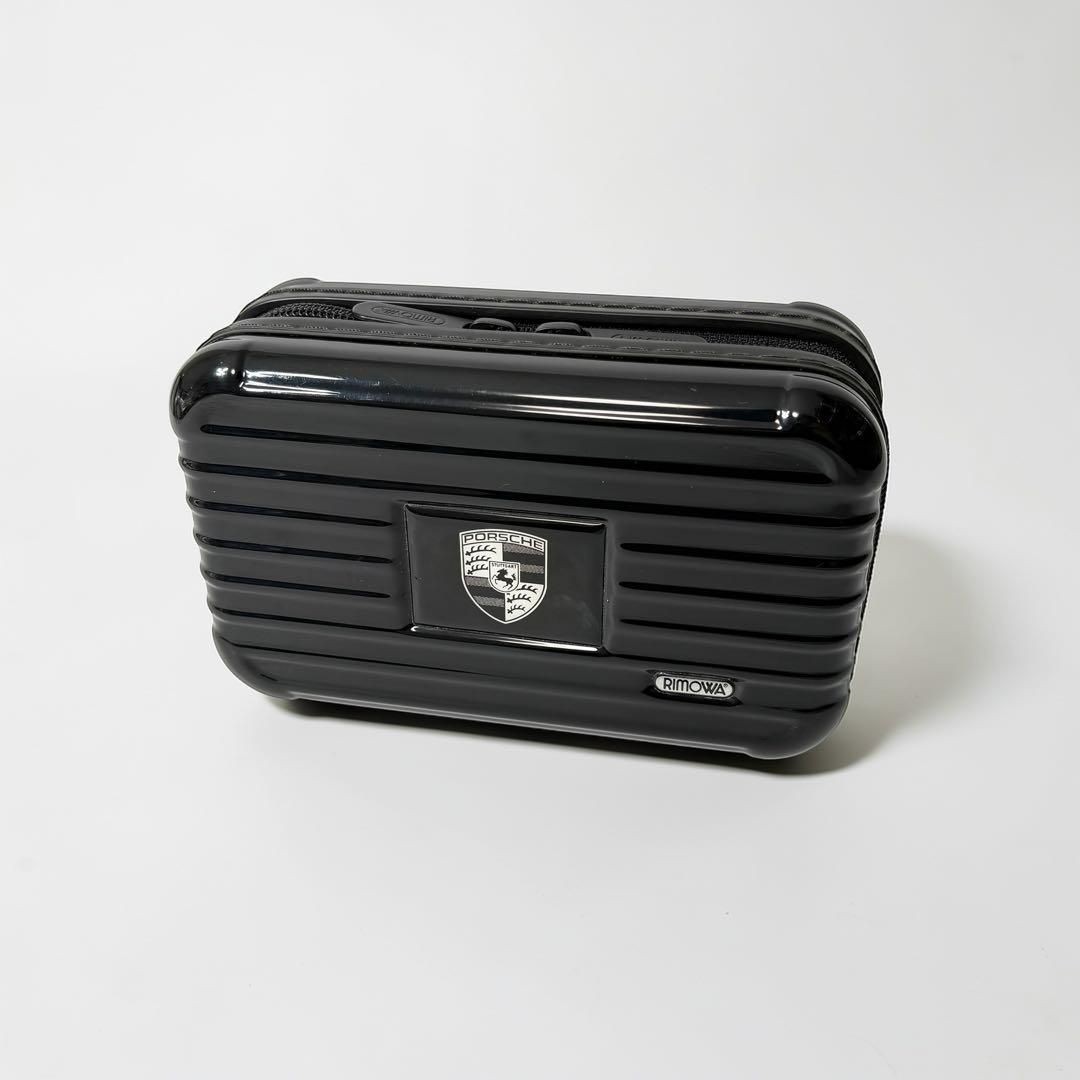 Rimowa Porsche Amenity Case Travel Pouch Small Item Holder Black