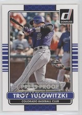 2015 Panini Donruss Press Proof Silver 195/199 Troy Tulowitzki #81 0f8
