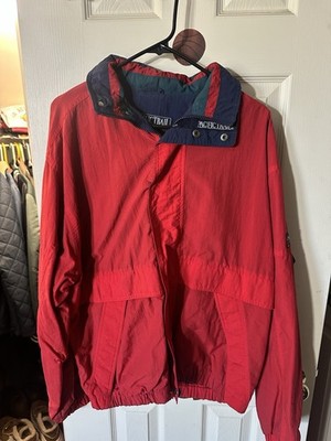 Vintage Pacific Trail Windbreaker Jacket Red Made In Mongolia Men s Medium
