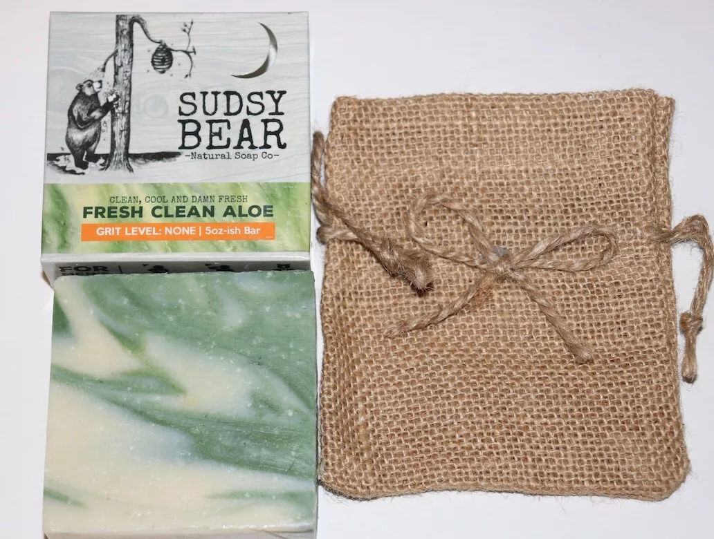Burlap soap best sale bags