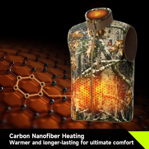 Heated Hunting Vest🔥| Polar Fleece | Carbon Nanofiber Heating Zones | ThermCore - Picture 2 of 10