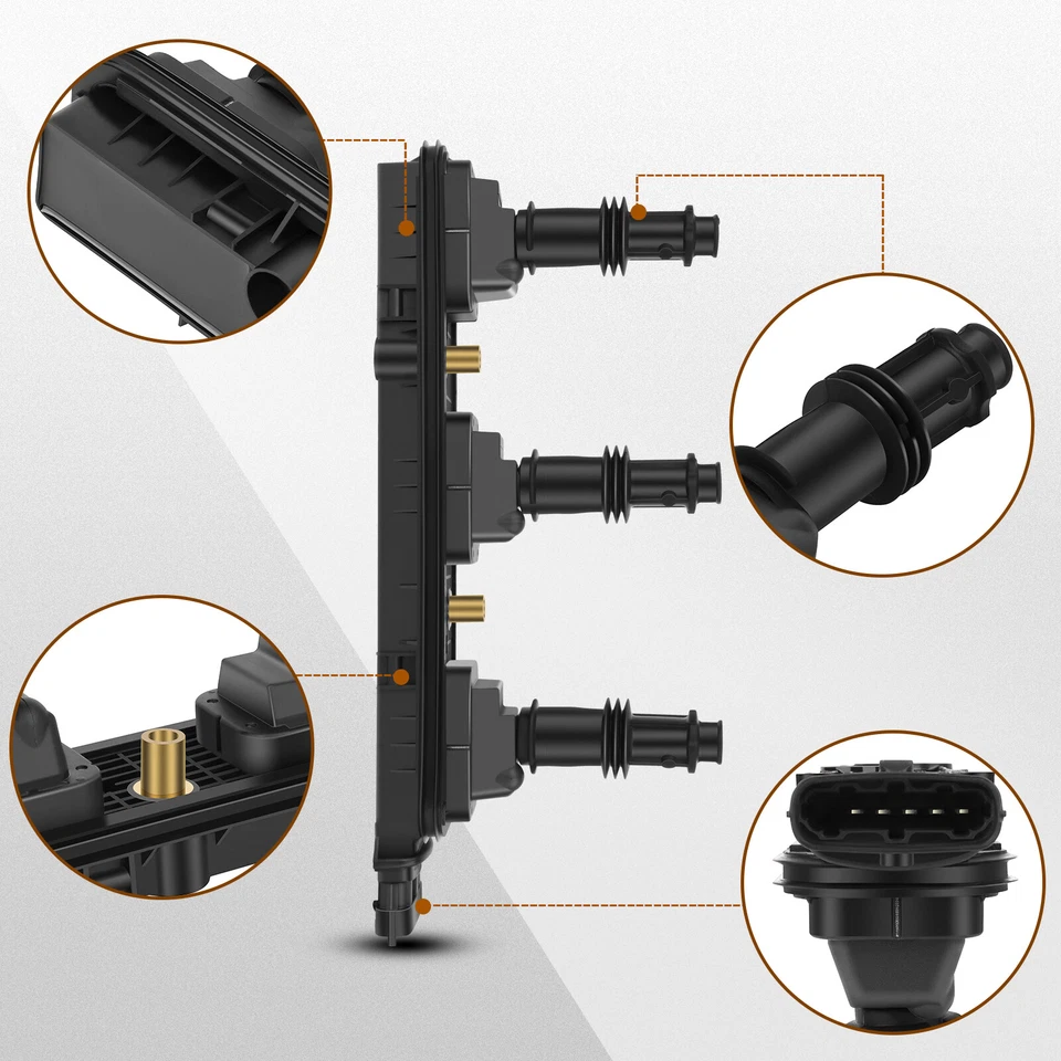 Ignition Coils & Spark Plugs For Saturn LS LS1 LW1 2000 LS2 LW2 3.0L 2000 - Image 2 of 4