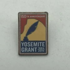 1864-2014 Yosemite Grant Pin 150th Anniversary Lapel Pin Hat Pin Colorful
