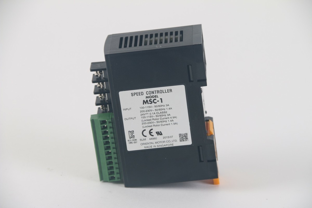 Oriental Motor MSC-1 Speed Controller | eBay