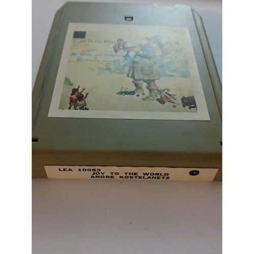 Joy the World Music Navidad Kostelanetz Orchestra Wrightson Cassette de 8 pistas - Imagen 3 de 5