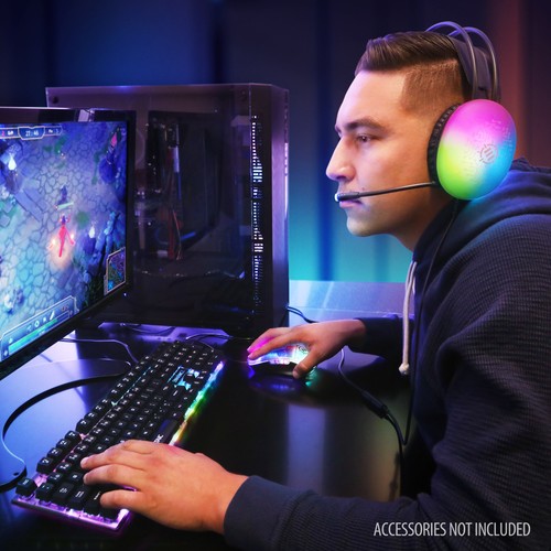 ENHANCE Voltaic 2 USB Gaming Headset - Stereo Gaming Headset with USB|3.5mm AUX - Picture 5 of 9