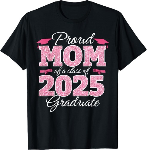 Graduation Mom of a class of 2025 Graduate Senior Mama T-Shirt Hoodie