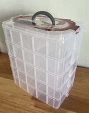 Stackable Storage Bins (5) Layers (50) Sections. FREE SHIPPING!!!