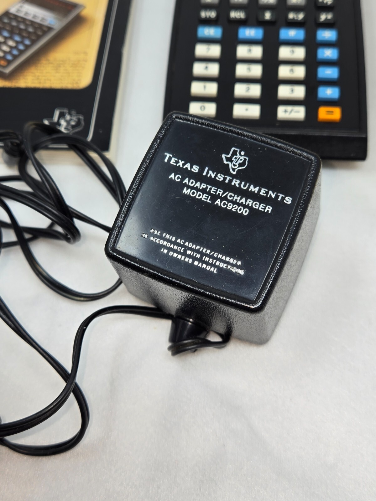 VINTAGE TEXAS INSTRUMENTS SLIDE RULE CALCULATOR SR50 WBOX READ G2U