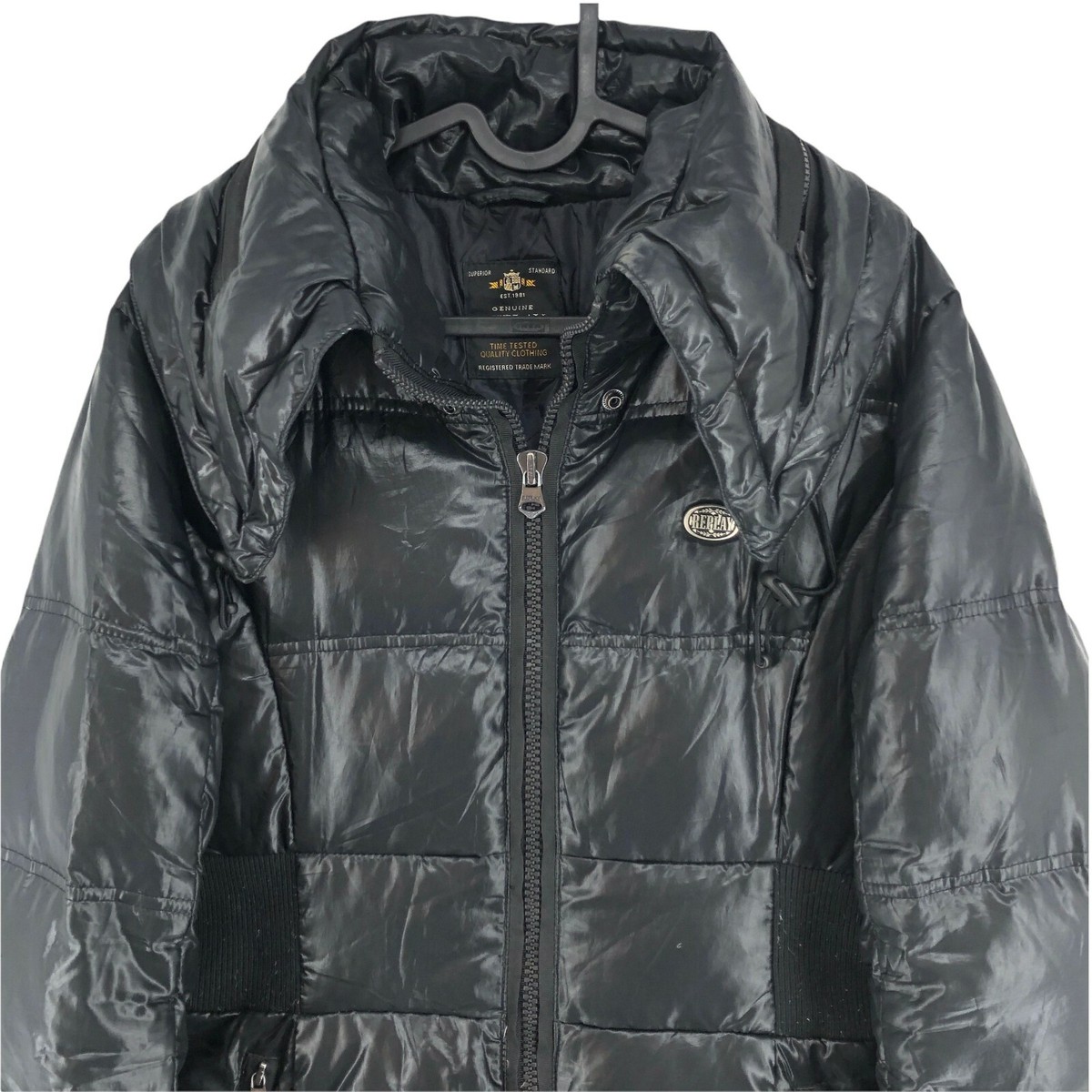 ジャケット・アウター REPLAY reversible ma-1 M black camofula ジャケット・アウター REPLAY reversible ma-1 M black camofula