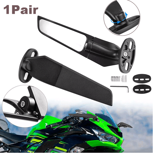 Adjustable Side Mirrors Rearview Wind Wing Mirror For Suzuki GSXR 600 750 1000 - Bild 15 von 20