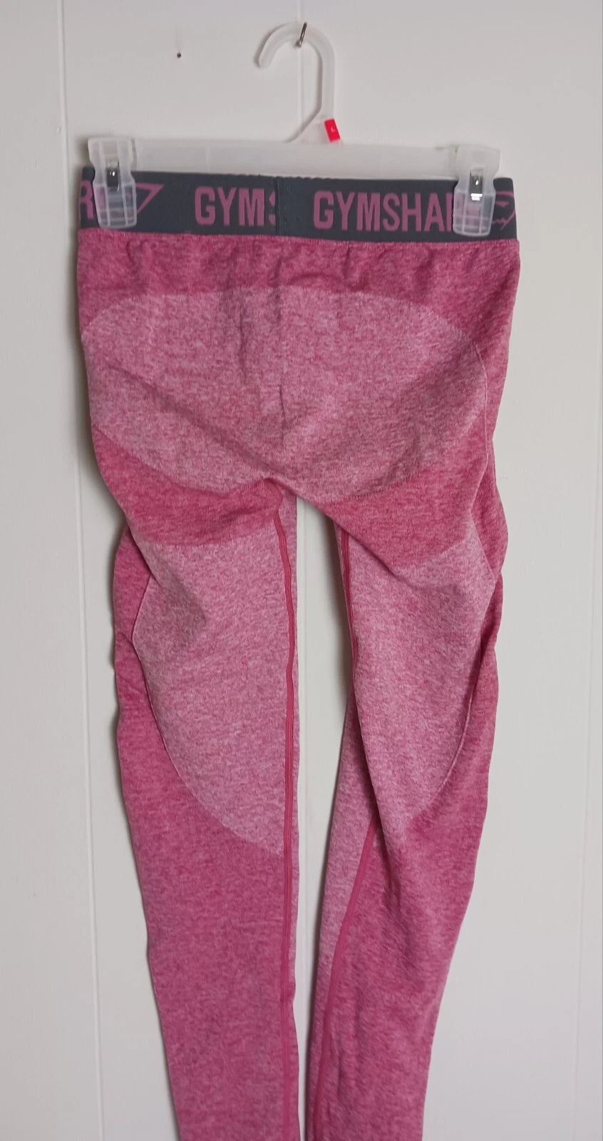 gymshark flex seamless stretch mid-rise heather leggings