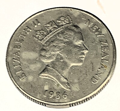 C9407 NEW ZEALAND COIN, 50 CENTS 1986 | eBay