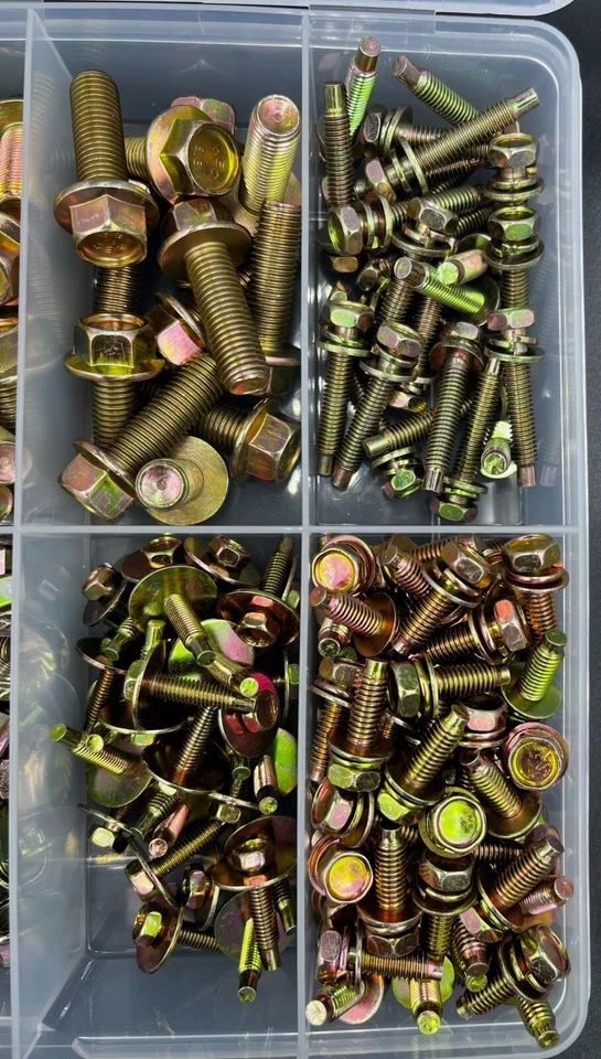 NUT & BOLT KIT 500pc SUIT HONDA,CIVIC,INTEGRA,ACCORD,PRELUDE,S2000,JAZZ,CRV,RACE - image 4 of 4