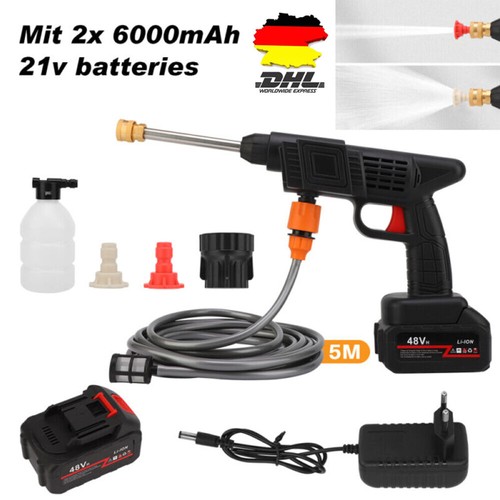 Akku Hochdruckreiniger + 2 Akkus Auto Mobiler Druckreiniger Spritzpistole - Bild 3 von 21