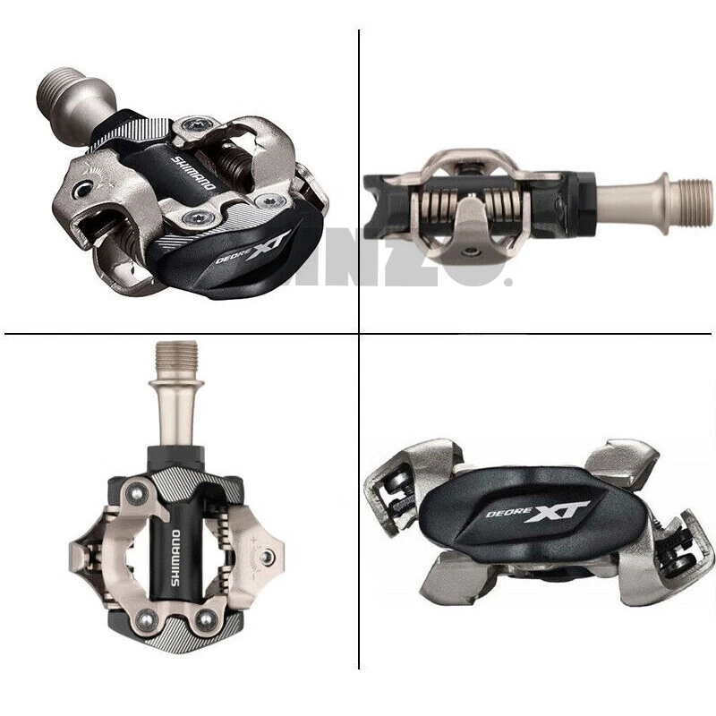 禧玛诺 Deore XT PD-M8100/M8020 SPD MTB XC 自行车无扣踏板和夹板带 SH51 — 第 4/4 张图片
