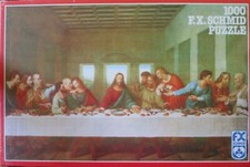 Puzzle FX Schmid 1000pc The Last Supper 26-1/2" x 17-1/4" sealed