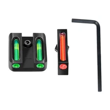 Alloy Optics Fiber Sight Red Front/ Green Rear For Glock 42/43/43X/48 Handgun
