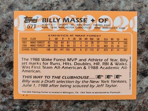 1988 Topps Traded Baseball Pick A Card - Picture 135 of 265
