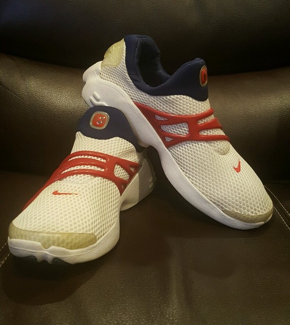 NIKE AIR PRESTO RARE VINTAGE 2001 RED WHITE BLUE SIZE 8 USED | eBay
