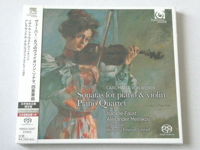 Isabelle Faust Alexander Melnikov Weber Sonatas for Piano & Violin SACD JAPAN