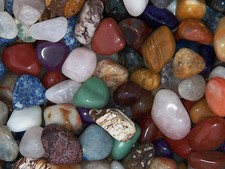 3000 Carat Lots of Size 7 Tumbled Polished Gemstones  A FREE Faceted Gemstone