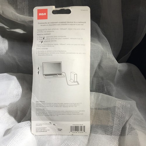 RCA CAT6 Network Cable 250Mhz, Gray, 14-Ft. -TPH631R. New. Internet To Network - 第 2/10 張圖片