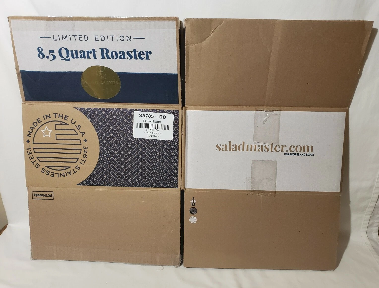 (BOX ONLY) SALAD MASTER **LIMITED EDITION** 8.5 QUART ROASTER (Replacement Box)