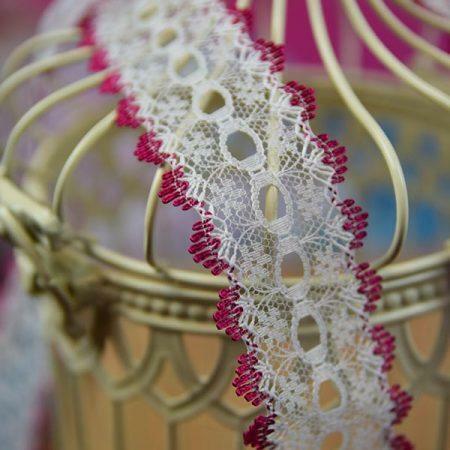 Dovecraft Eyelet Knitting In Lace 35mm Wide - 1m 2m or 5m Variety Of Colours - Picture 17 of 24
