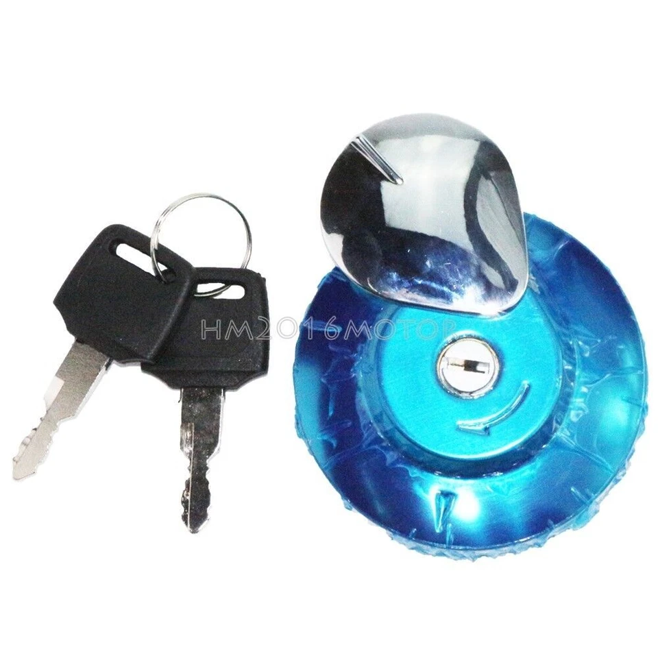 Fuel Gas Tank Cap Keys for Honda VTX1300C VTX1300S VTX1300T VTX1300R 2004-2009 Foto 2 de 4
