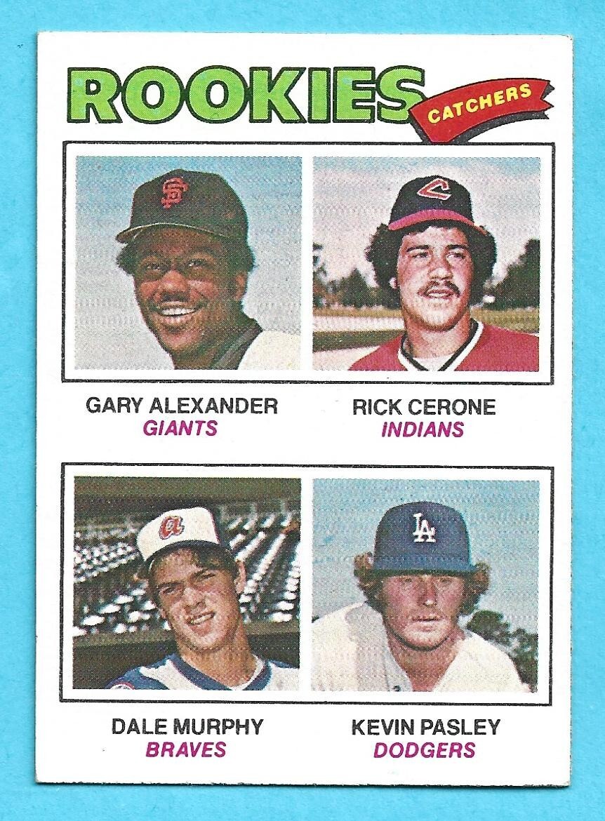 DALE MURPHY Baseball Singles & Inserts (With Pictures) / You Pick The Cards