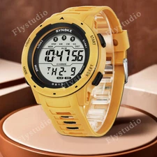 Men's Tactical Digital Watch LED Watches 50M Life Waterproof Alarm/Timer Sports