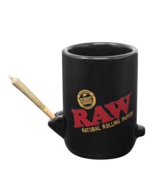 RAW Wake Up And Bake Up Cone Holding Mug - Genuine Raw Product