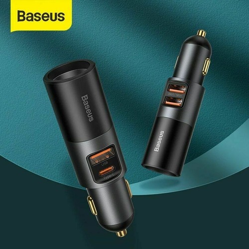 Baseus PD120W USB Type-C Fast Car Charger QC 3.0 Power Socket For iPhone Samsung - Picture 7 of 12