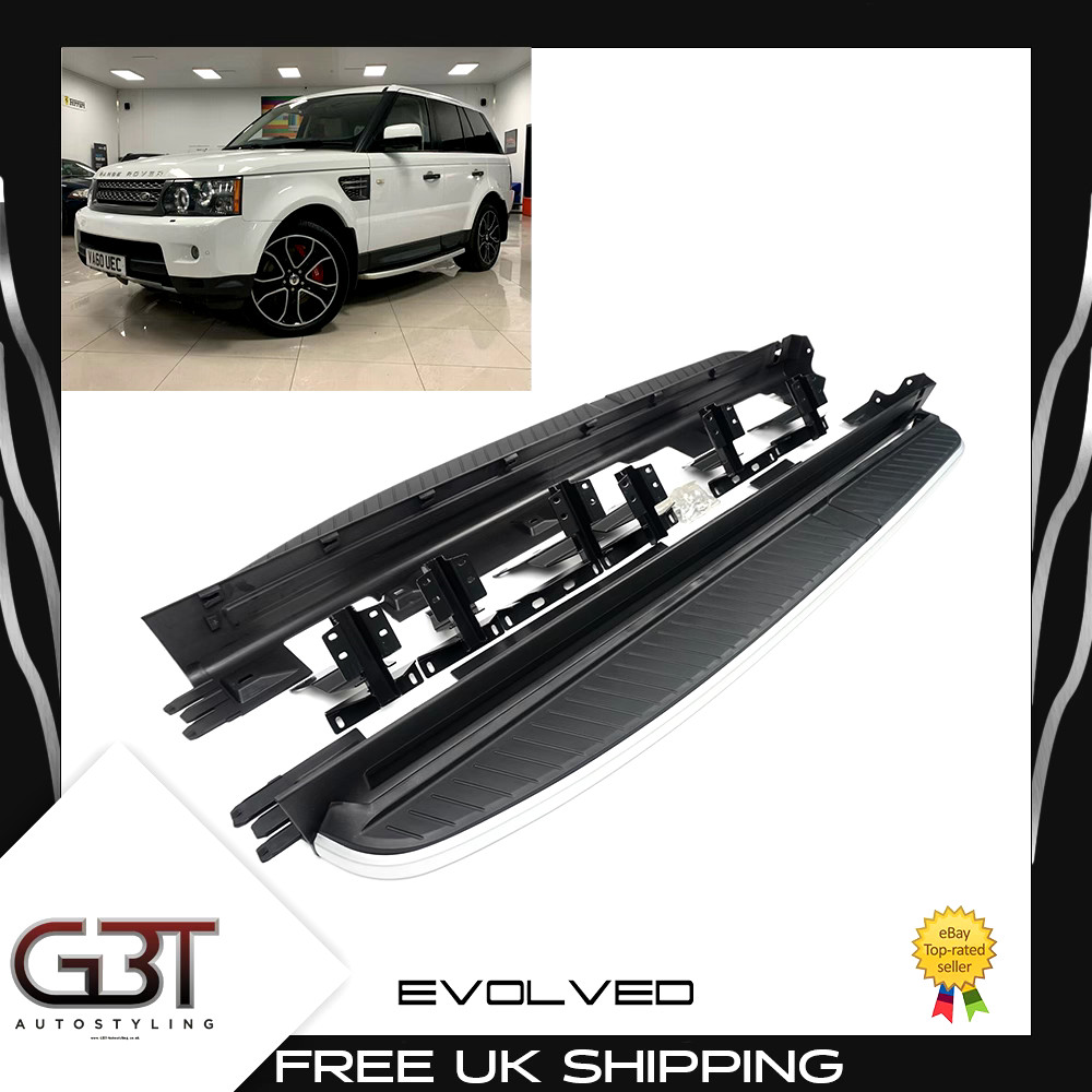 FOR LAND ROVER RANGE ROVER SPORT SIDE STEPS RUNNING BOARDS L320 2005-13 OEM TYPE