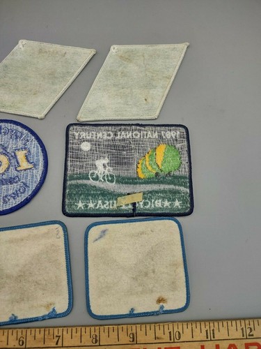 Bicycle Patches Lot of 8 Ride Right - 1987 National Century - Heritage Trail - Picture 8 of 8