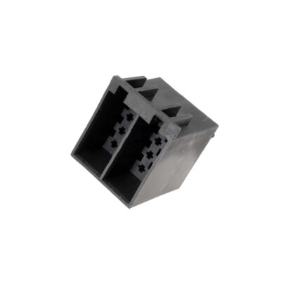 2X 331230 Gehäuse für Steckverbinder Buchse ISO PIN: 16 4CARMEDIA