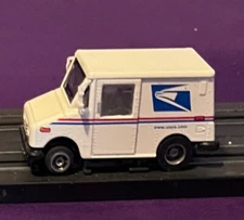 Tyco USPS Mail truck,hoslotcarTCRchassisW/guidePin,custom