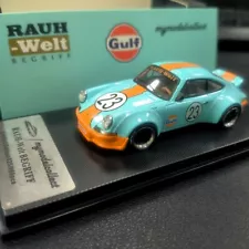MC 1:64 Model Car Porsche RWB 930 Alloy Diecast Vehicle Gulf