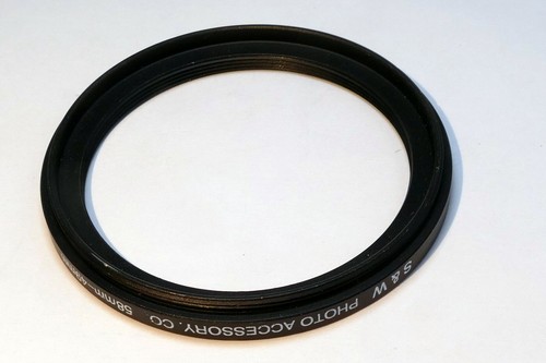 58mm to 49mm Step-Down ring Metal double threaded screw in - Picture 2 of 4