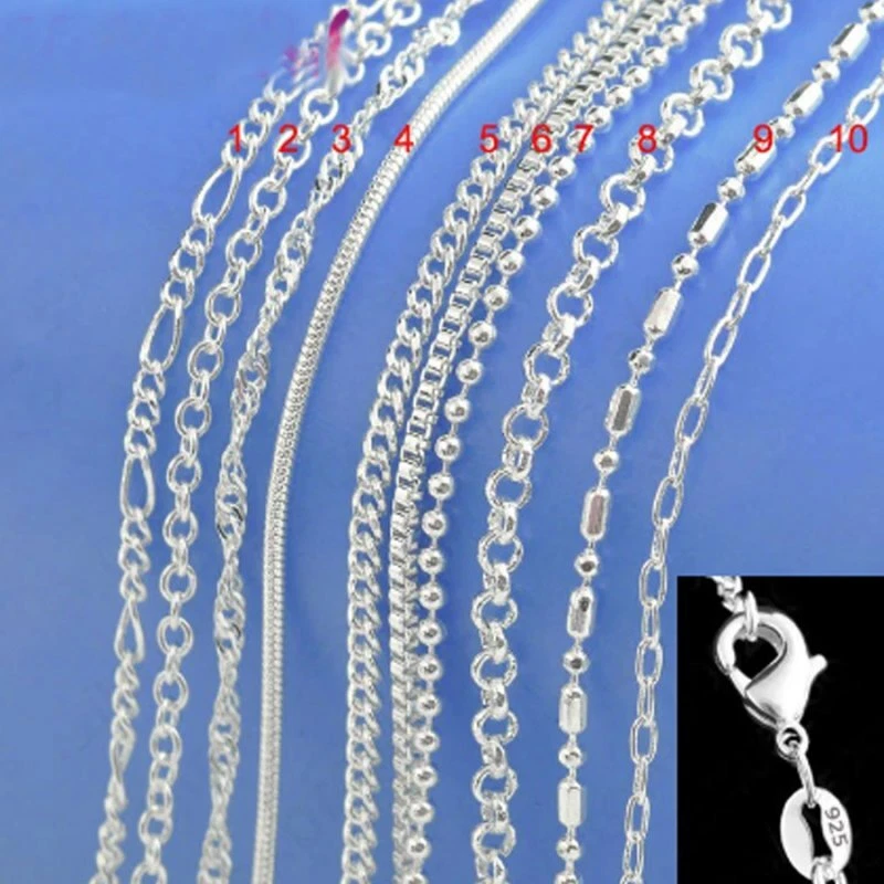Silver plated shop chain wholesale