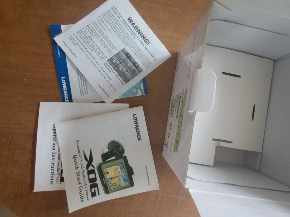 Lowrance XOG GPS Navigator (BOX ONLY)With instructions. - Image 2 of 4