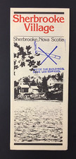 Sherbrooke Village Nova Scotia Canada Brochure Guide Souvenir Map 1990s