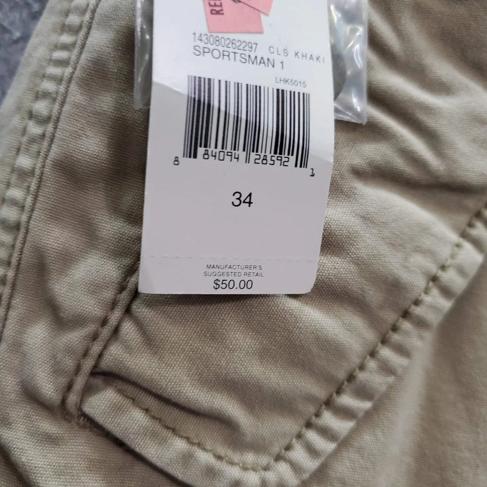 American Living Men Shorts 34 Beige Cargo Outdoors Hiking NWT - Image 4 of 4