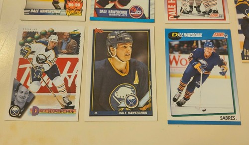NHL - Dale Hawerchuk (HOF) - Buffalo Sabres / Jets- 1990's 8 Card Lot -Free Ship - Picture 4 of 7