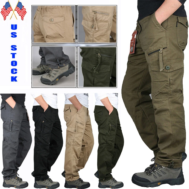 Cargopants Mens Tactical Cargo Casual Trousers Waterproof Hiking Outdoor Pants
Opens in a new window