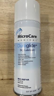 MicroCare MCC-DGF14A Duraglide PTFE Dry Lubricant Spray, 14oz. Aerosol