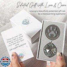 Mooncraftlogy Dog Memorial Gifts, Unique Loss of Pet Sympathy Idea, Clear Cry...