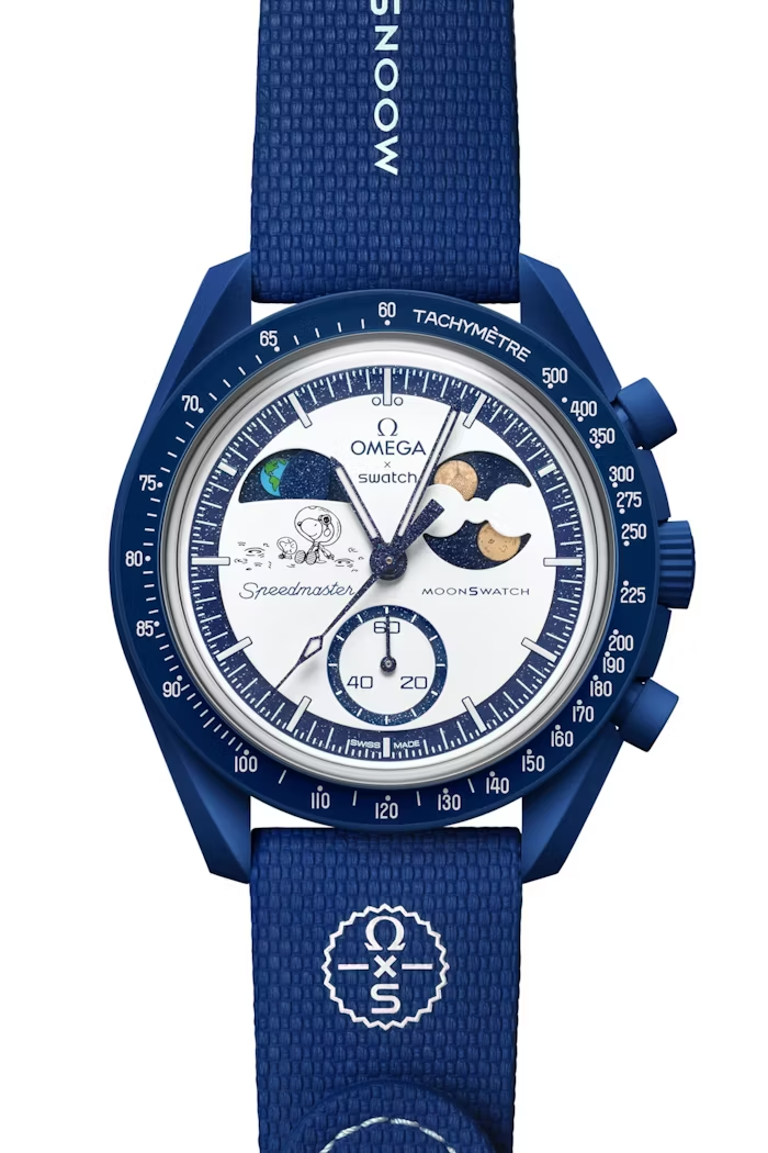 NEW omega x swatch MISSION TO EARTHPHASE MOONSHINE GOLD