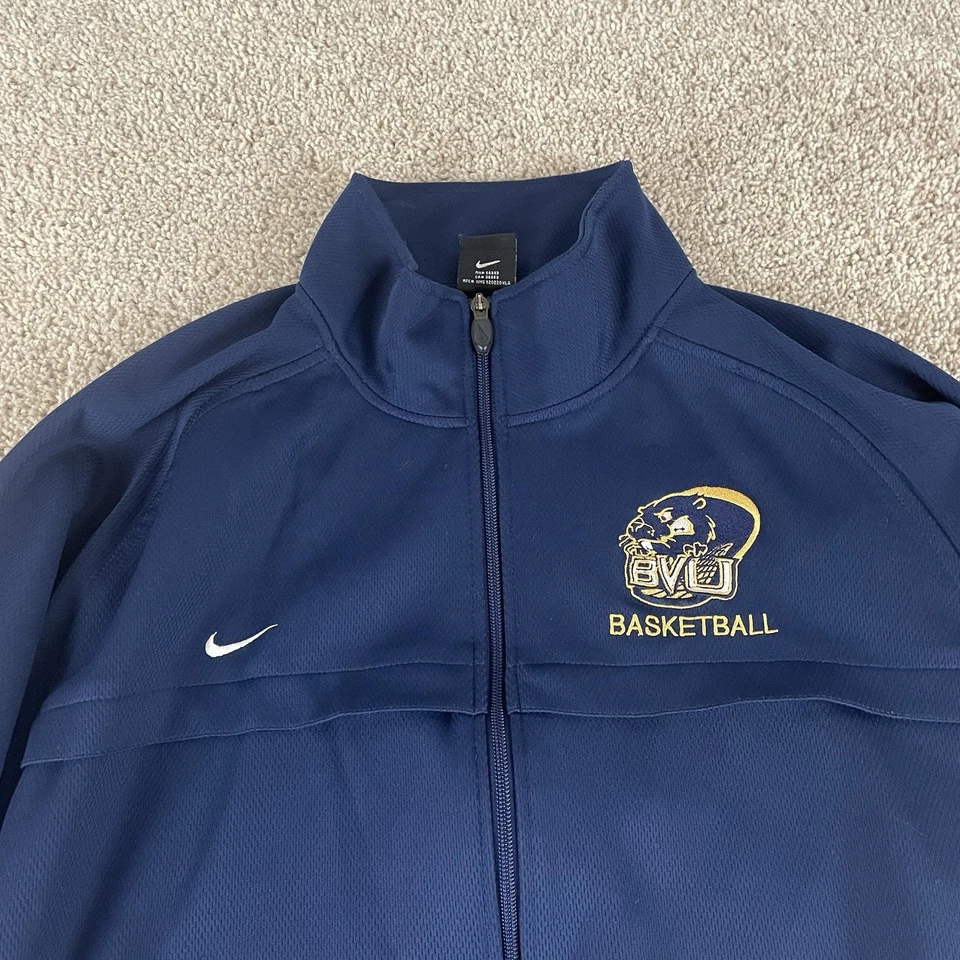 De colección Nike Chándal Para Hombres 3XL Chaqueta Pantalones Años 90 Y2K Azul Marino Baloncesto Calentamiento R1 Foto 4 de 4